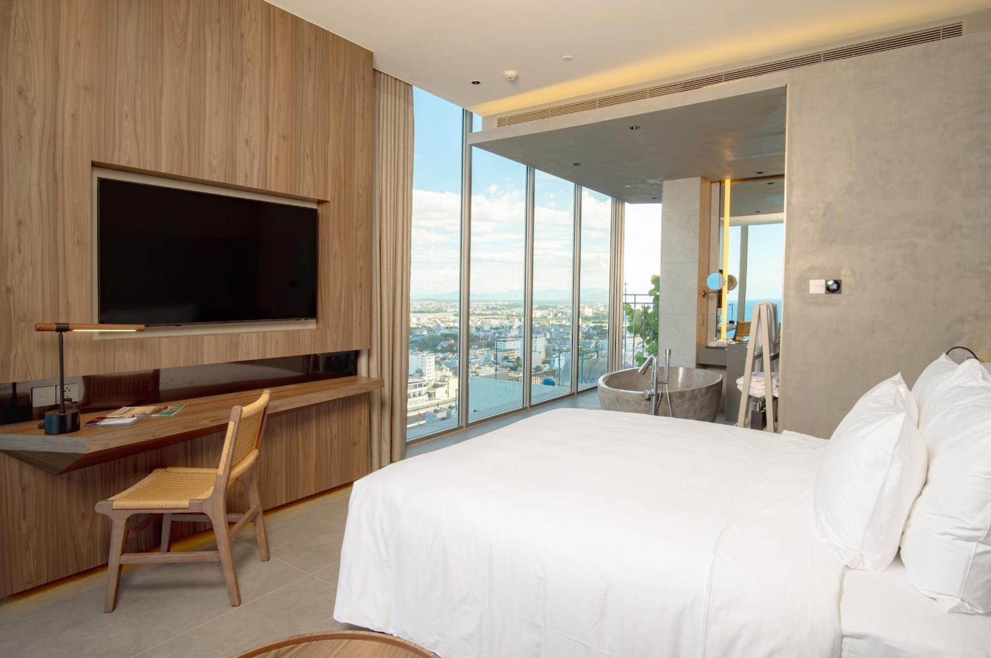 M Hotel Danang المظهر الخارجي الصورة A bedroom at the hotel